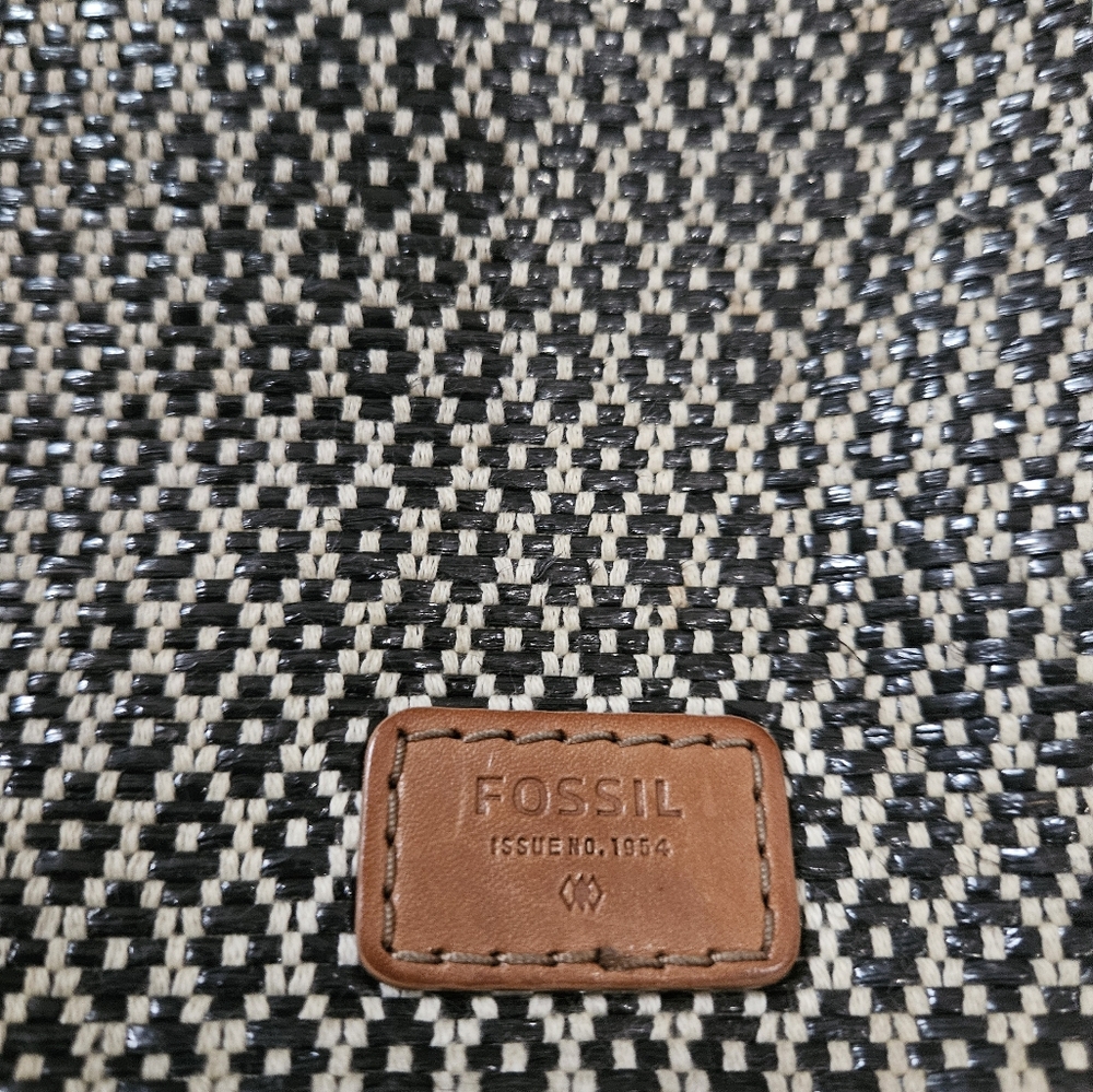 Fossil Black and Tan Shoulder Bag - Picture 12 of 14